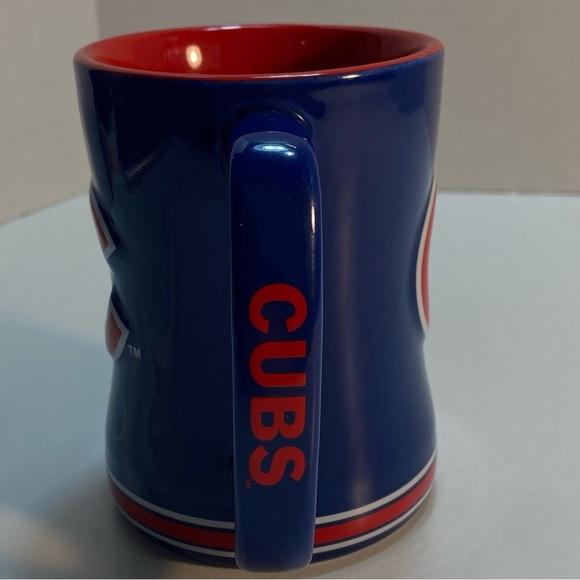 Chicago Cubs MLB 14 oz Coffee Tea Mug‎ Cup Boelter Brands Baseball Sculpted Art - Picture 2 of 8